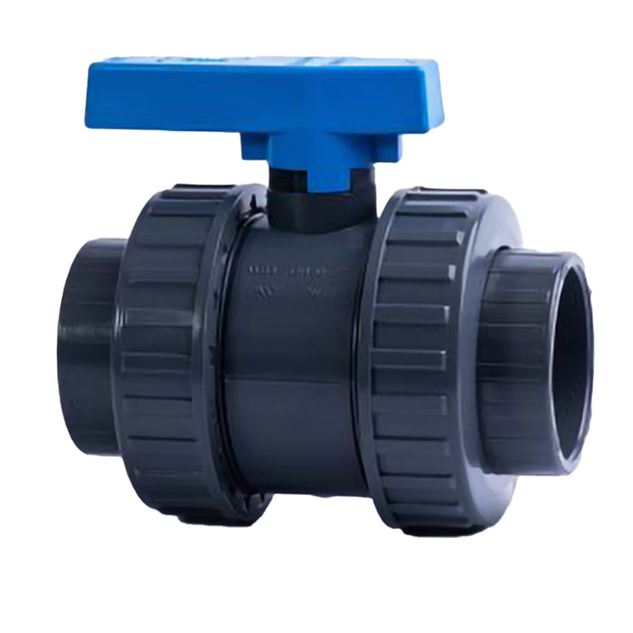 1" Ball Valve (Double Union) OMEGA "High quality" BLUE HANDLE