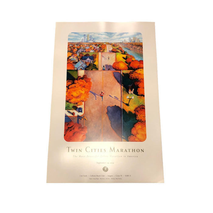 2002 Twin Cities Marathon Poster