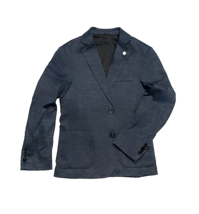 BL2712 Stretch Plaid Blazer