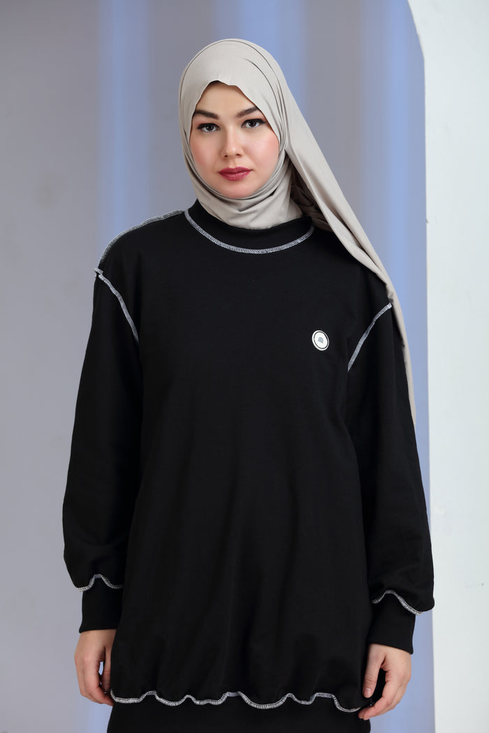 Blitz Knit Co-ord set Black