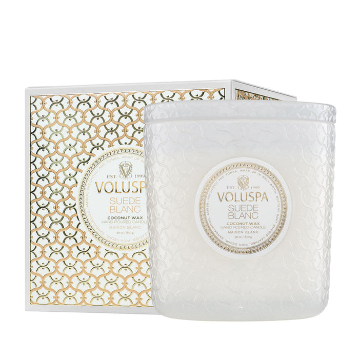 Candle SUEDE BLANC