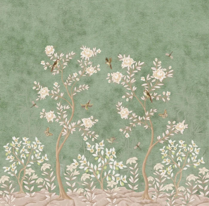 Cocktail Napkin - Sage Forest