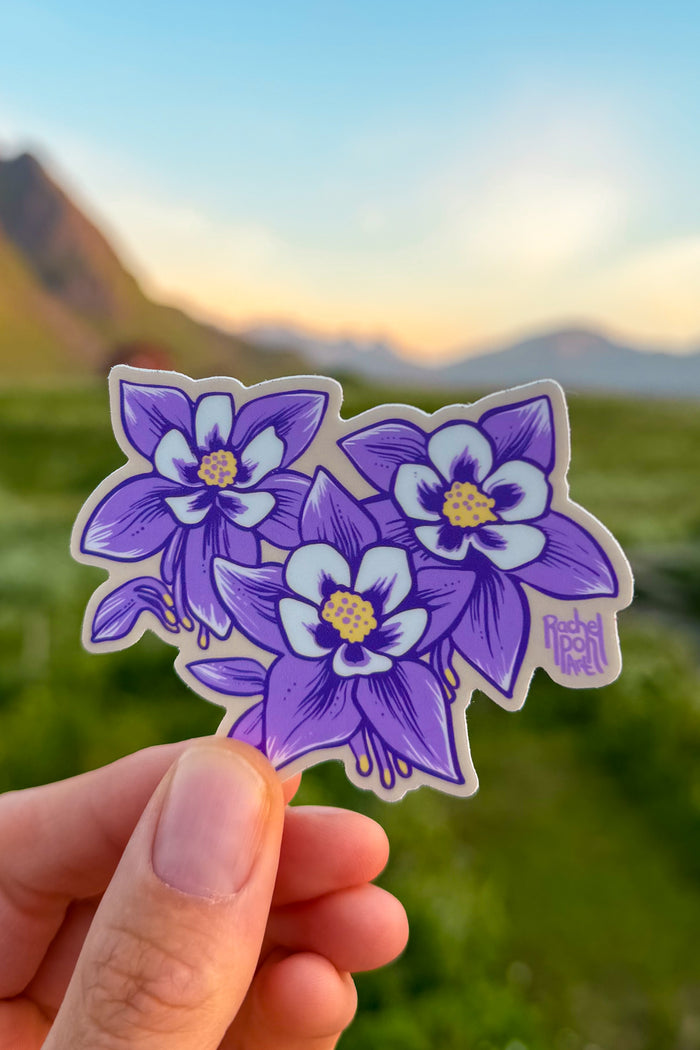 Columbine // 3 x 2.4" Sticker