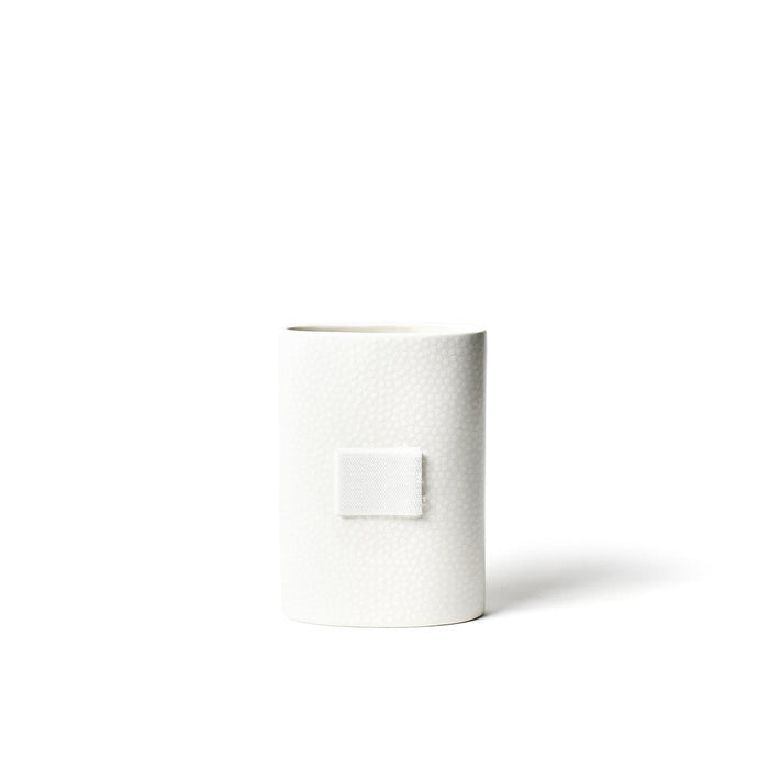 Coton Colors - Mini Oval Vase - White Small Dot