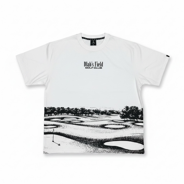 DLAB “La Golf Tee” Oversized Box fit White Tee