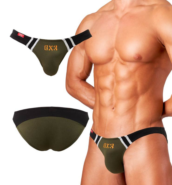 GX3 Tough Black V Bikini - 2Pack