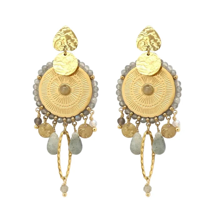 Labradorite Sunshine Dangle Earring