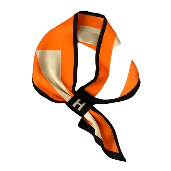 Loop Scarf - Striped Orange