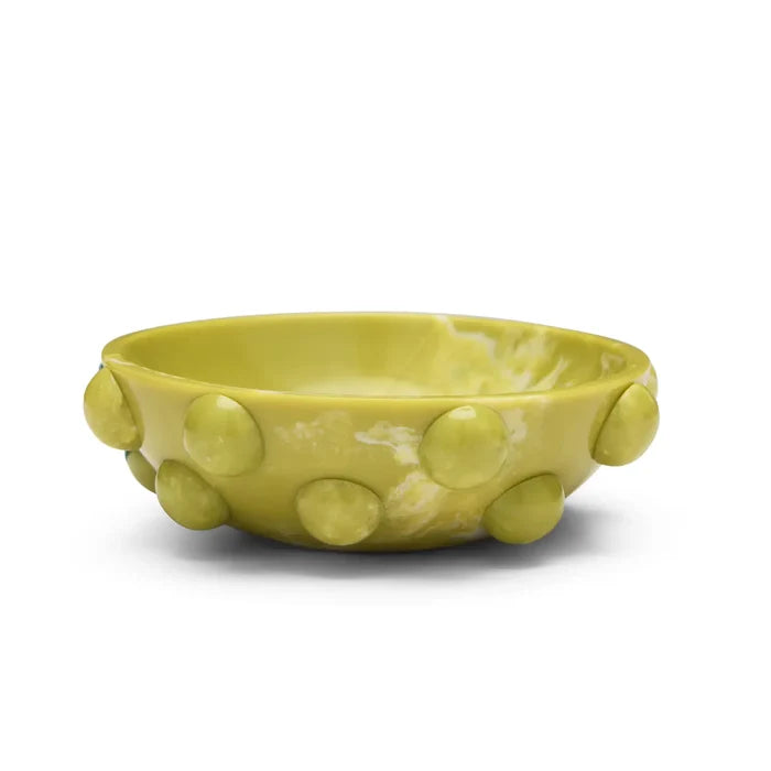 Mini Resin Bauble Dish - Chartreuse