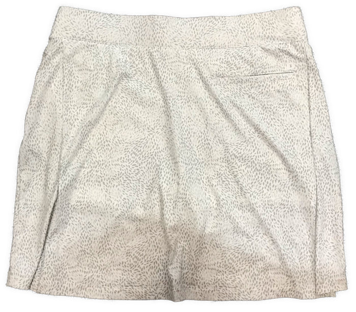 New Women's Dunning White Print Ventilated 17” Golf Skort MSP$100