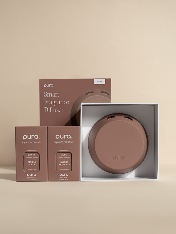 Pura V4 Diffuser Set Mocha Suede Mocha Moments
