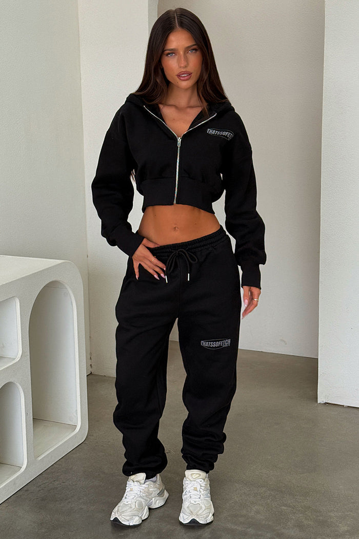 Series 10 Cropped Jacket - Black