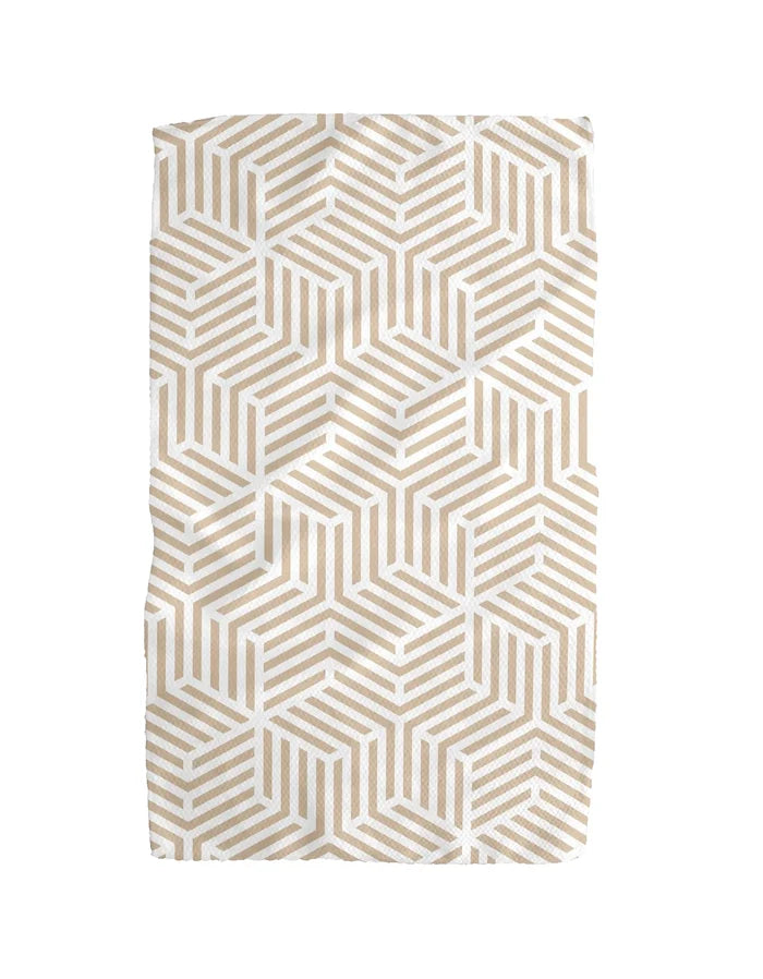 Tea Towel - Stacked Cubes