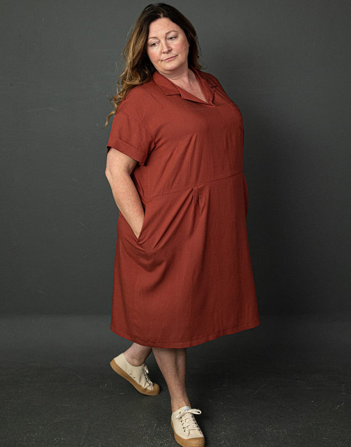 Merchant and Mills Dresses The Factory Dress, Merchant & Mills Sewing Pattern UK 20-28 10844