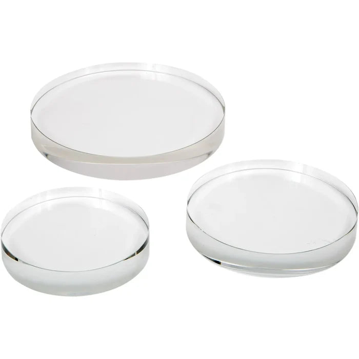 Thin Crystal Round Riser