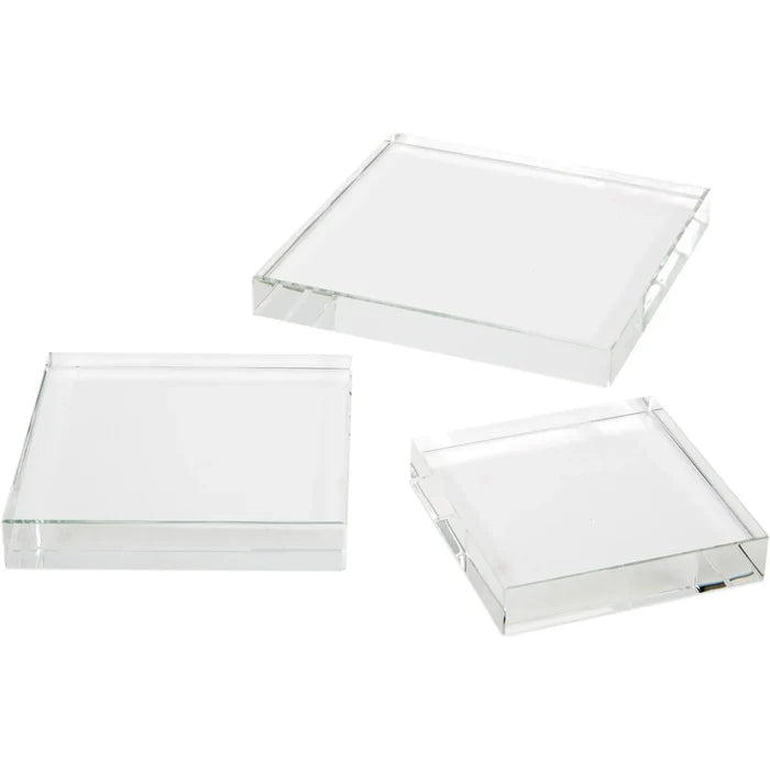 Thin Crystal Square Riser