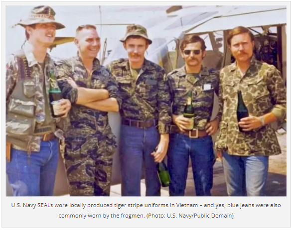 US Forces in Vietnam, inspiration for Tiger Stripe Men's Golf Polo