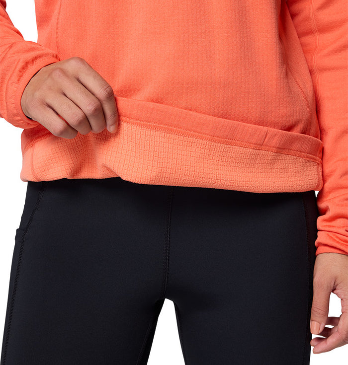 Women's Essential Hike Grid Fleece Half Zip Jacket