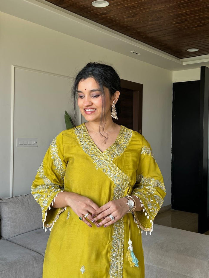 Zariya Mul Chanderi Embellished Set