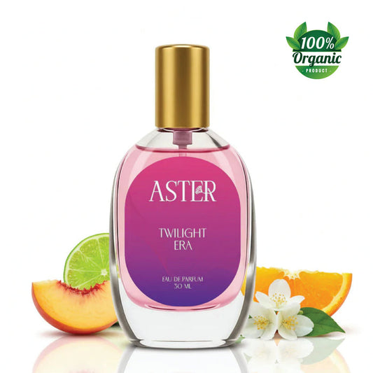 Bottle of Twilight Era organic perfume for women, 30ml