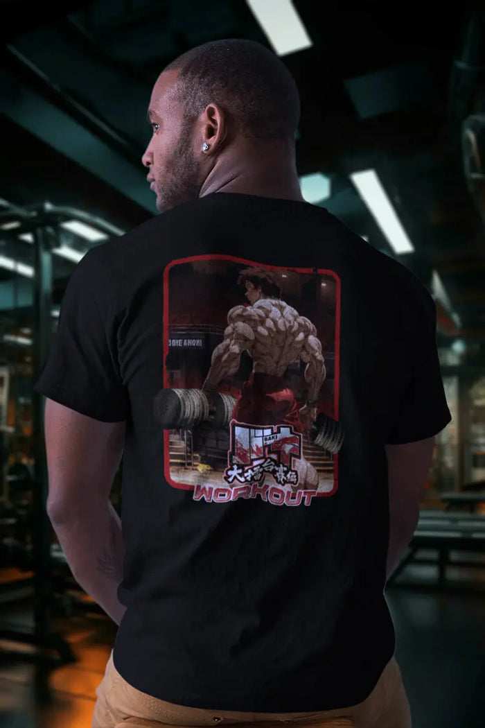 Anime Gym Clothes For Men  Son Of Ogre Black Gym T-Shirt