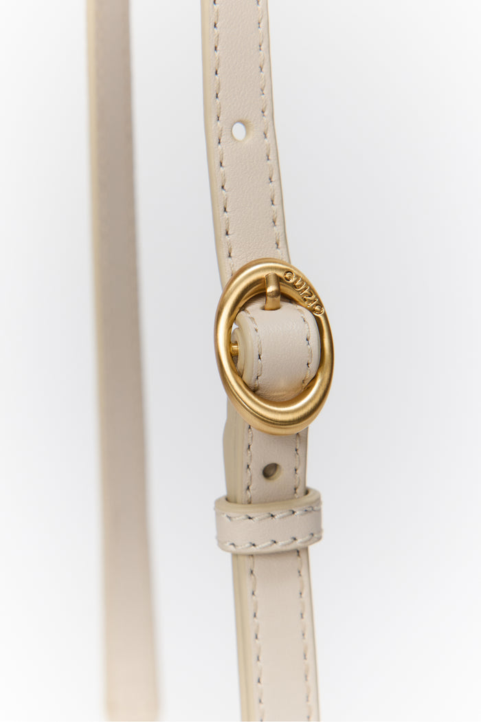 Celeste Paillette Mini Shoulder Bag in Ivory