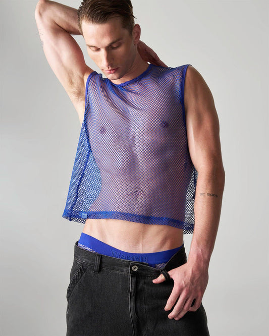 EDGE NET MESH MUSCLE TANK