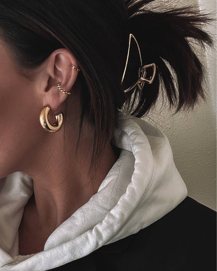Eldon Chunky Hoop Earrings