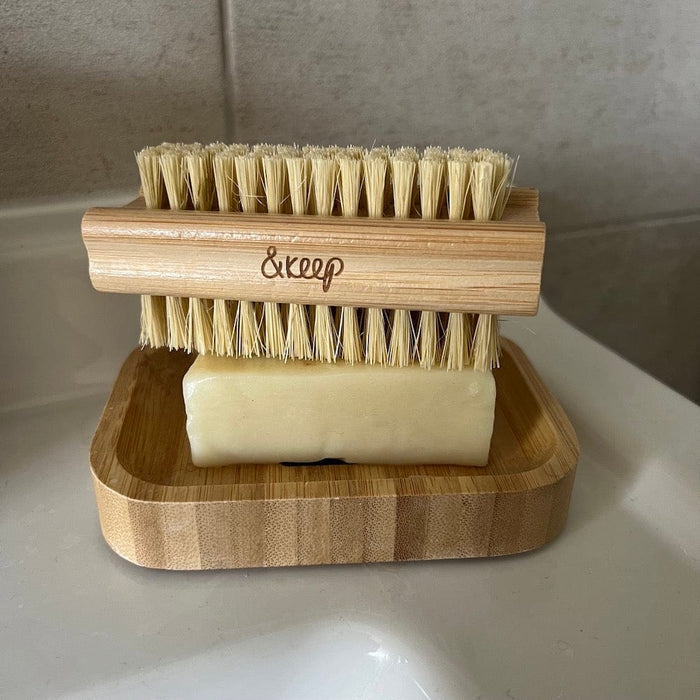 &Keep Bamboo & Sisal Nail Brush &Keep