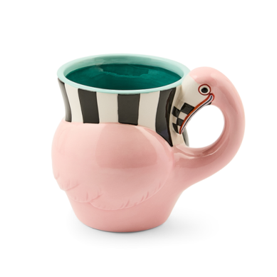 Patience Brewster Mug Flamingo Ceramic