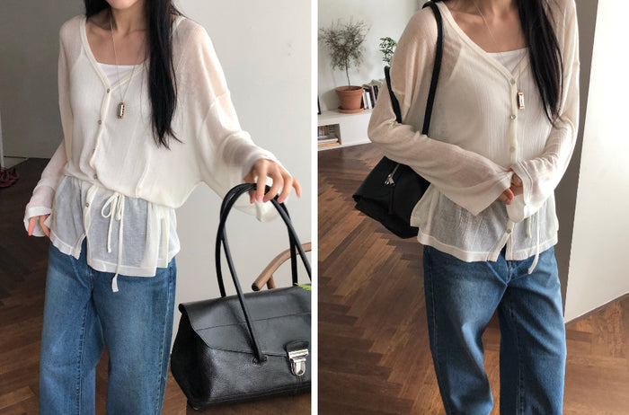 【REPELLER 2025SS】Wave Cardigan