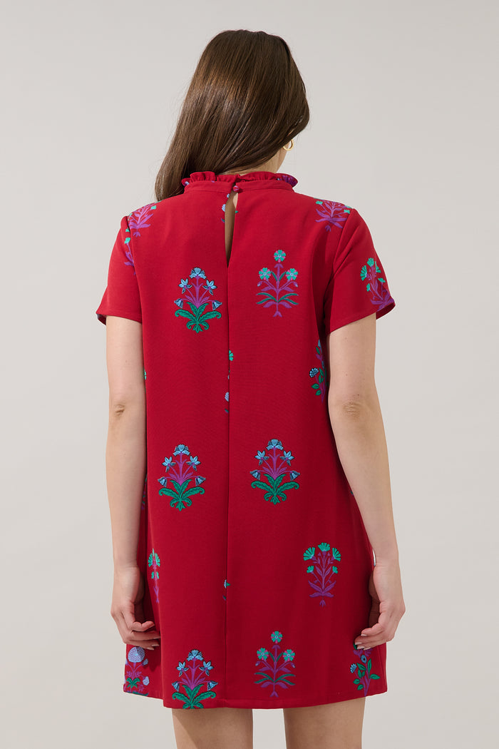 Rickie Shift Mini Dress Genora Floral