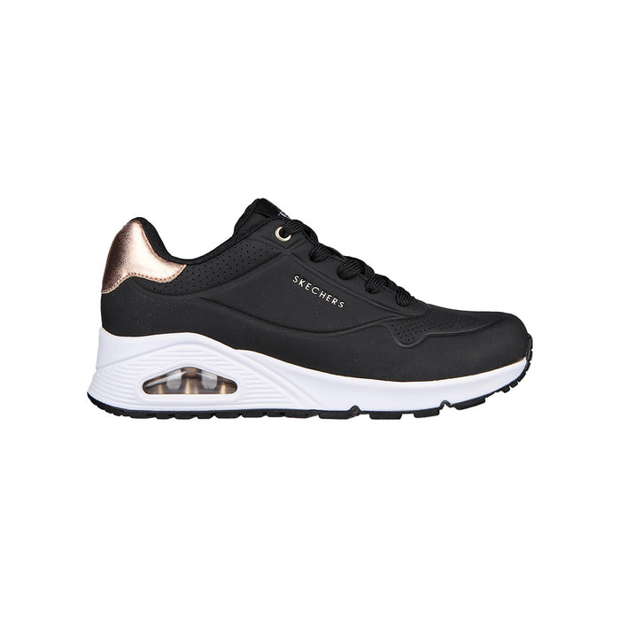 Tenis Mujer Skechers Uno Golden Air - Negro-Blanco