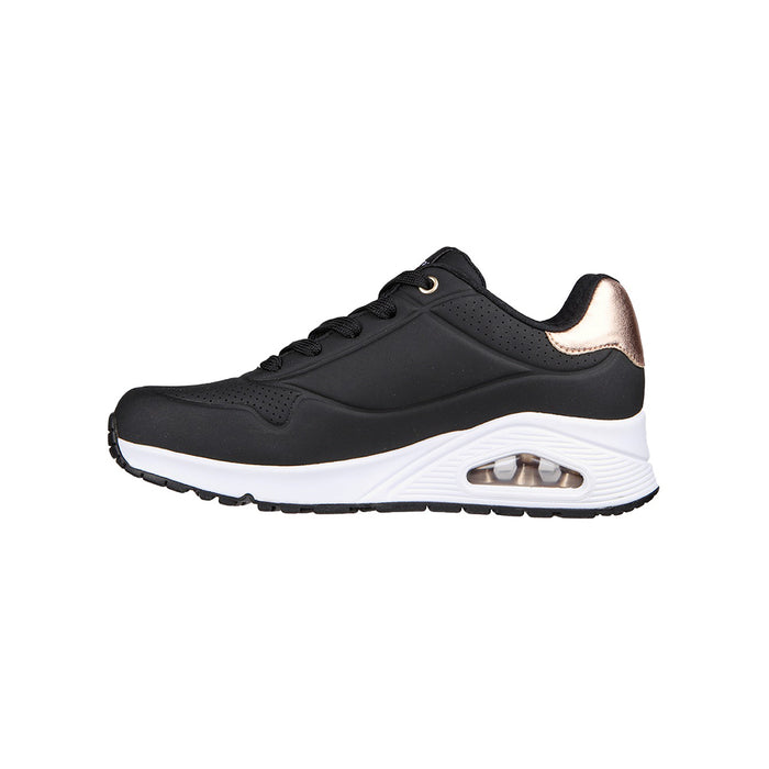 Tenis Mujer Skechers Uno Golden Air - Negro-Blanco