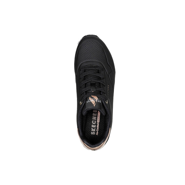 Tenis Mujer Skechers Uno Golden Air - Negro-Blanco