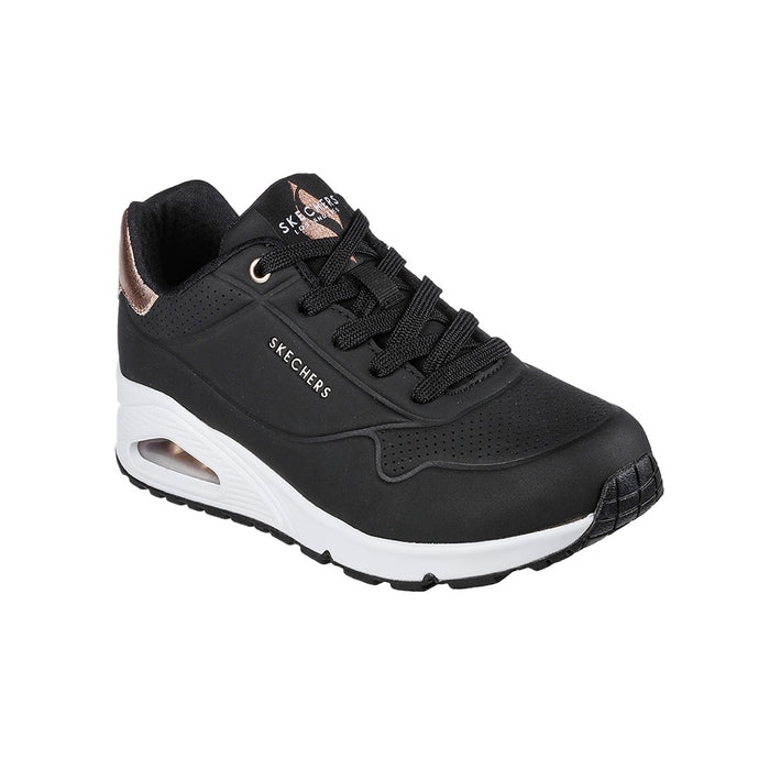 Tenis Mujer Skechers Uno Golden Air - Negro-Blanco