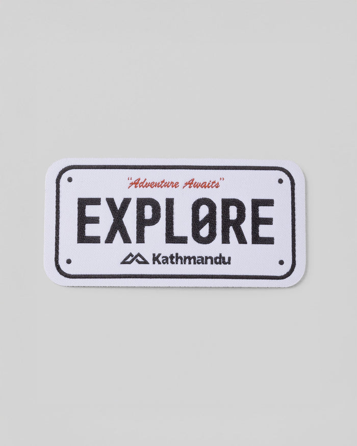 Trailhead Badge - Expression  -  EXPLORE Number Plate