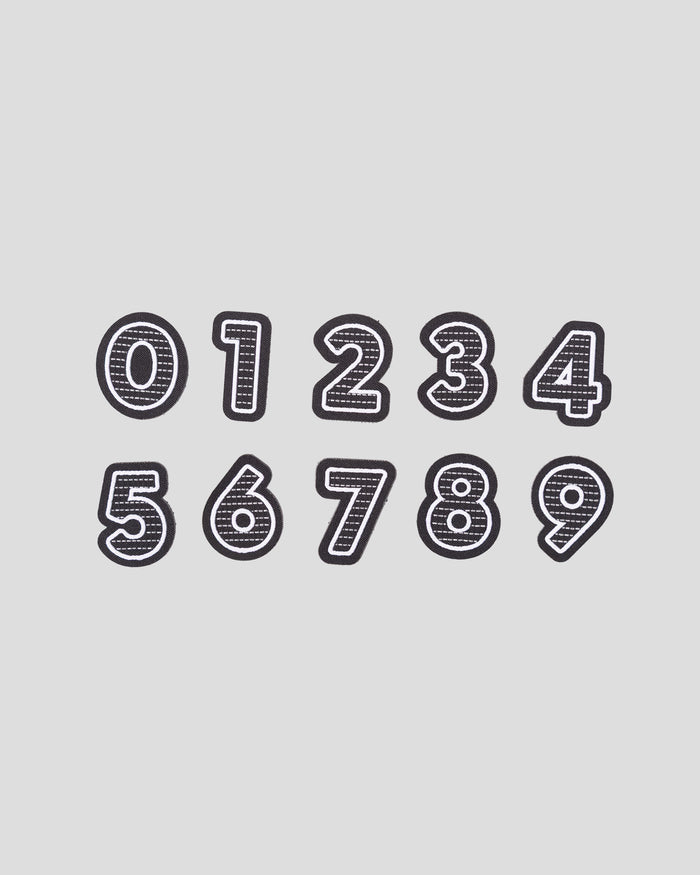 Trailhead Badge - Numbers -  Black
