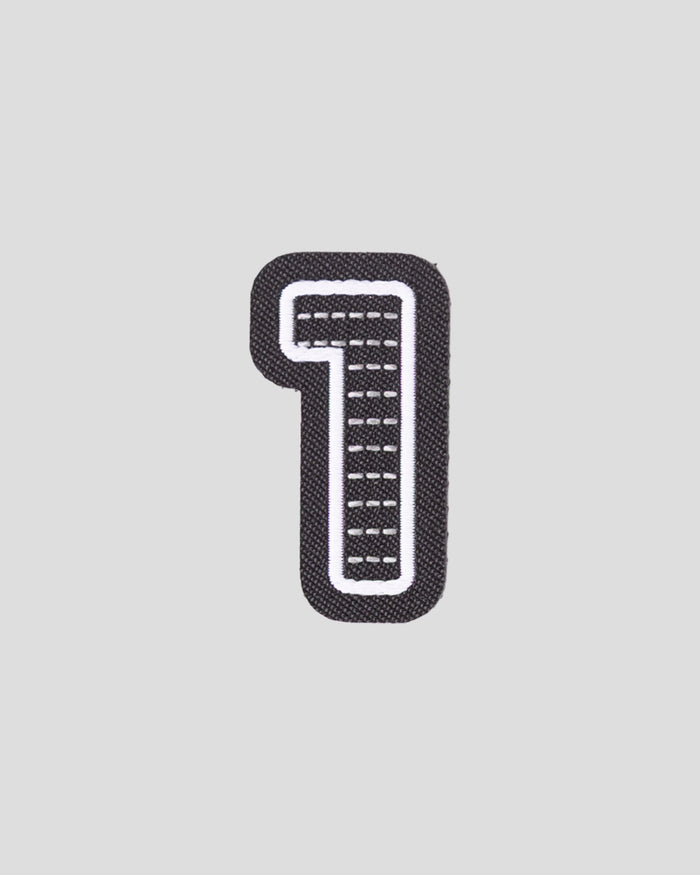 Trailhead Badge - Numbers -  Black