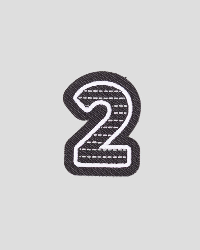 Trailhead Badge - Numbers -  Black