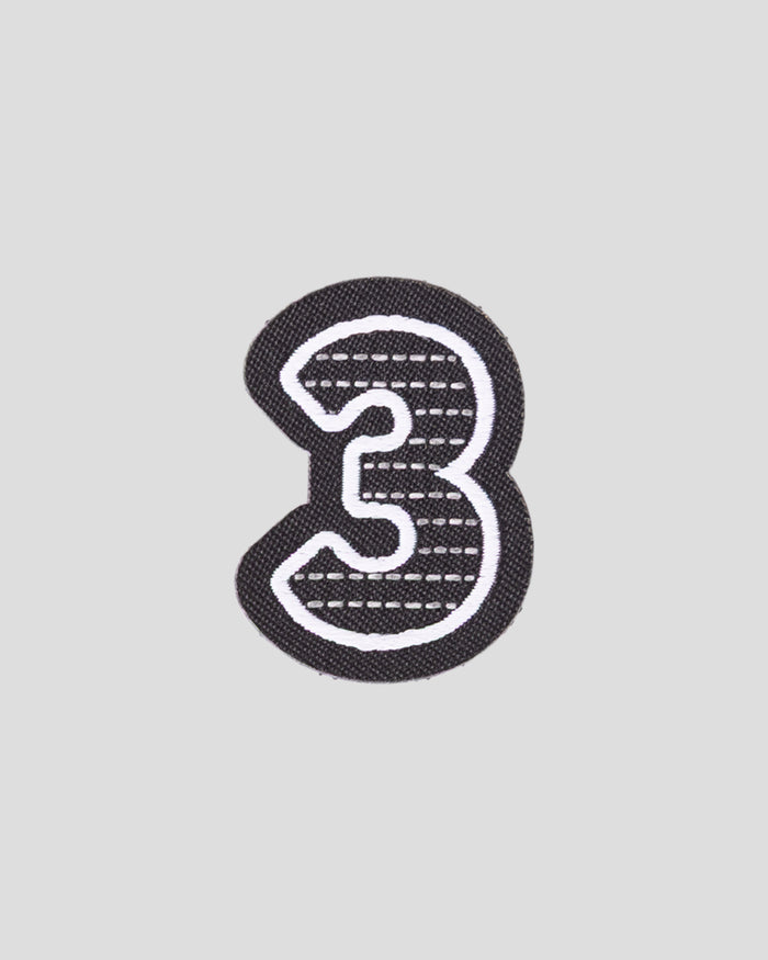 Trailhead Badge - Numbers -  Black