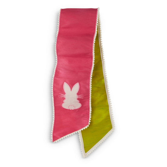Wreath Sash Bunny Pom Pom Wired